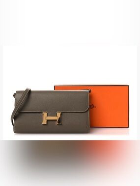 Hermes  Evercolor Constance
Wallet To Go Etoupe